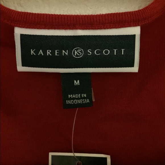 Karen Scott Squareneck Tank Size Medium - Picture 2 of 4